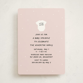 Little Sibling Baby Shower Invitations