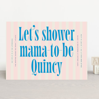 Modern Stripes Baby Shower Invitations