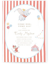 Disney's Dumbo Come One Come All Baby Shower Invitations