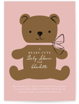 Beary Cute Baby Shower Invitations