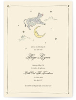 The Cow Jumped Over the Moon Baby Shower Invitations