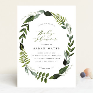 Baby Crown Baby Shower Invitations