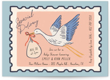 Stamp Baby Shower Invitations
