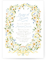 Daisy Chain Baby Shower Invitations