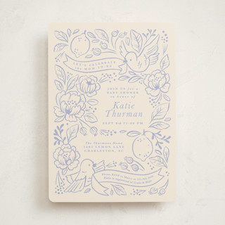 Love Birds Baby Shower Invitations