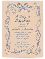 Bottles and Brews Baby Shower Invitations