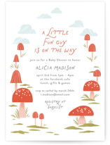 Little Fun Guy Baby Shower Invitations
