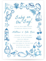 Coastal Baby Baby Shower Invitations