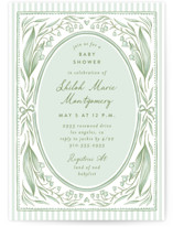 Lily Baby Shower Invitations