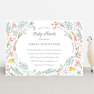 Make Way Ducklings Baby Shower Invitations