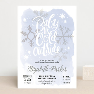 Baby It's Cold Outside Baby Shower Invitations