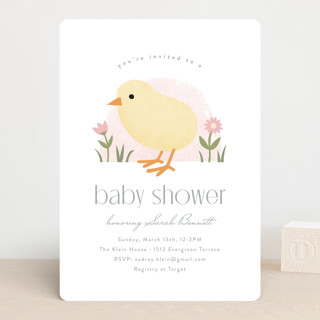 Little Chick Baby Shower Invitations