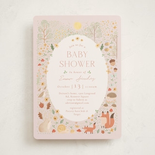 Baby shower in the forest Baby Shower Invitations