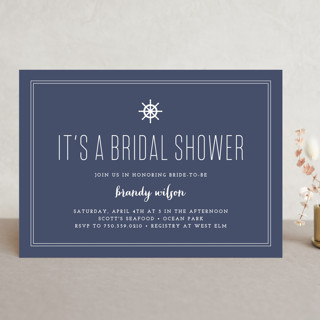 Down by the Sea Bridal Shower Invitations