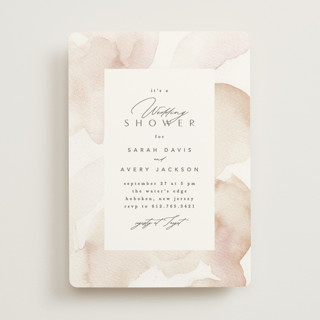 Flow Bridal Shower Invitations