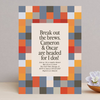 Break Out The Brews Bridal Shower Invitations