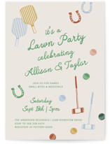 Lawn Party Bridal Shower Invitations