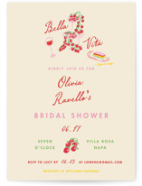 Bella Vita Bridal Shower Invitations