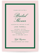 Prep club Bridal Shower Invitations