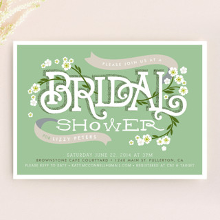 Shower Blossoms Bridal Shower Invitations