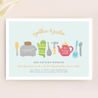 Toast the Happy Couple Bridal Shower Invitations