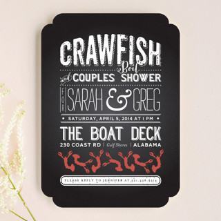 Crawfish & Couples Bridal Shower Invitations