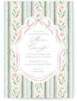 Wildflower Ribbon Bridal Shower Invitations
