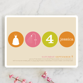 Polka Dot Bridal Shower Invitations