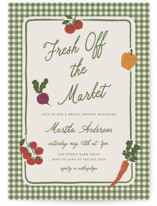 Farmers Market Bridal Shower Invitations
