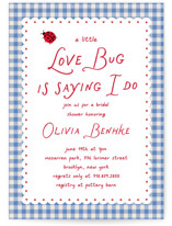 Love Bug Bridal Shower Invitations