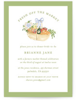 Market Bridal Shower Invitations