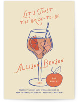 A Bridal Spritz Bridal Shower Invitations