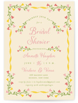 Gardenia Bridal Shower Invitations