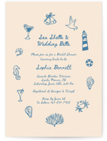 Sea Shells & Wedding Bells Bridal Shower Invitations