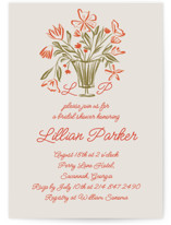 Flora Bridal Shower Invitations