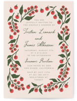 Cherry Tomatoes Bridal Shower Invitations
