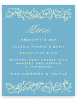 Baby Shower Menu Signs