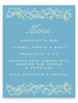 Baby Shower Menu Signs
