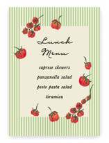Baby Shower Menu Signs