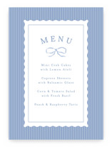 Baby Shower Menu Signs