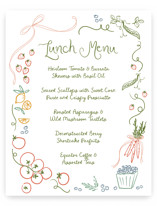 Baby Shower Menu Signs