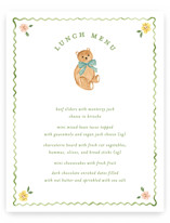 Wave Baby Shower Menu Signs