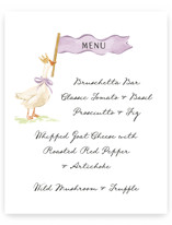 Cute Goose almost loose Baby Shower Menu Signs