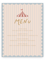 Little Circus Baby Shower Menu Signs