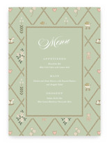 A New Chapter Baby Shower Menu Signs