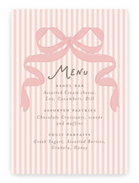 Fia Baby Shower Menu Signs