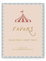 Little Circus Baby Shower Party Signs