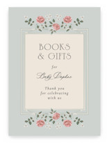 Parisian Roses Baby Shower Party Signs