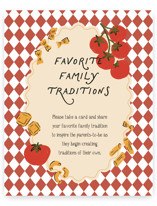 Pasta Sauce Baby Shower Party Signs