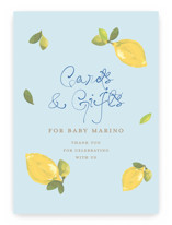 Lemon Baby Shower Party Signs